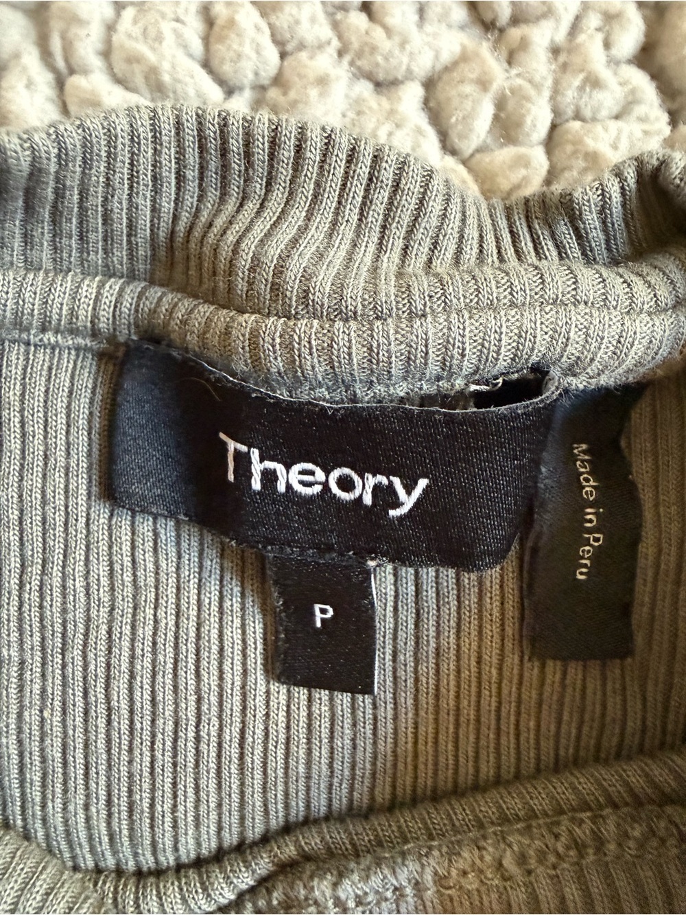 Theory tiny tee dark gray - Picture 4 of 5